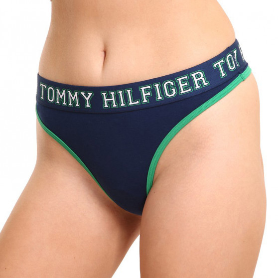 Ženske tange Tommy Hilfiger plava (UW0UW03164 C5F)