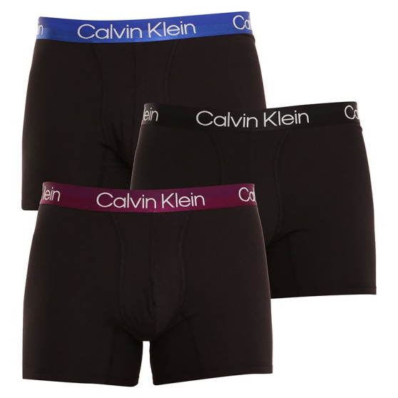 3PACK muške bokserice Calvin Klein crno (NB2971A-1S0)