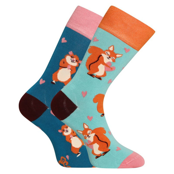 Sretne bambusove čarape Dedoles Hrčak i vjeverica (D-U-SC-RS-C-B-1551)