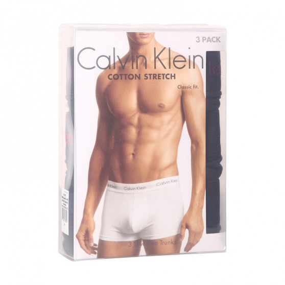3PACK muške bokserice Calvin Klein crno (U2664G-1WJ)