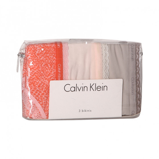 3PACK žensko donje rublje Calvin Klein višebojan (QD3804E-13Z)