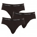 3PACK muške gaćice Calvin Klein crno (U2661G-XWB)