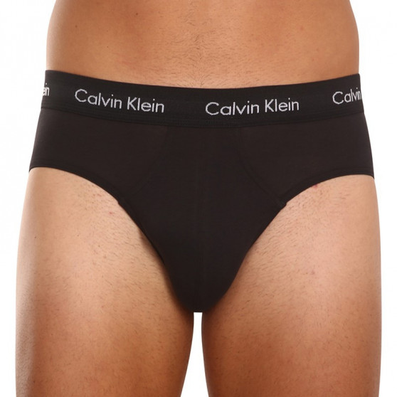 3PACK muške slip gaće Calvin Klein crno (U2661G-XWB)