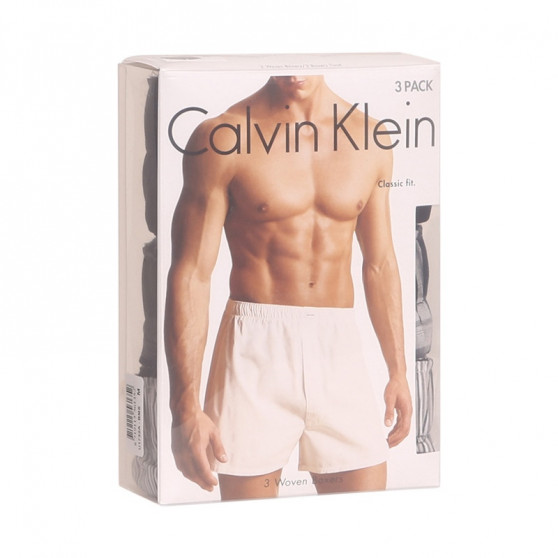 3PACK muške bokserice Calvin Klein klasični fit raznobojni (U1732A-BMS)