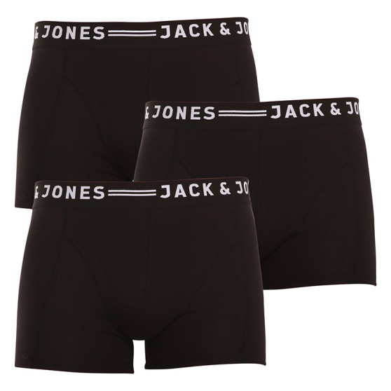 3PACK muške bokserice Jack and Jones crno (12081832 - black/black)