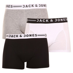 3PACK muške bokserice Jack and Jones višebojan (12081832 - light grey)