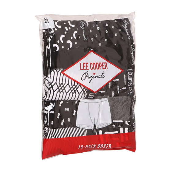 10PACK muške bokserice Lee Cooper višebojan (LCUBOX10P0102-1440169)