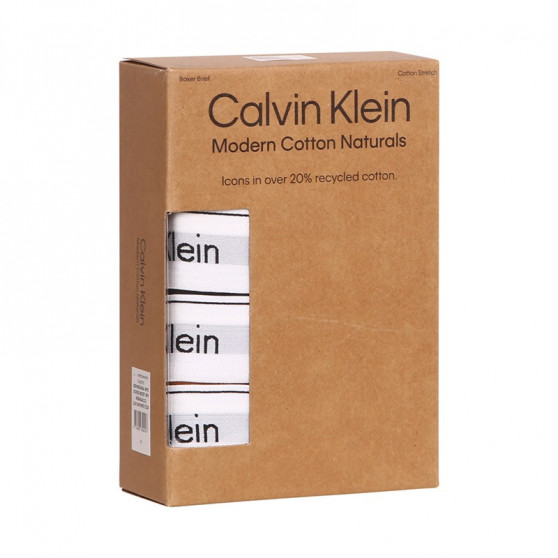3PACK muške bokserice Calvin Klein višebojan (NB3345A-8MC)