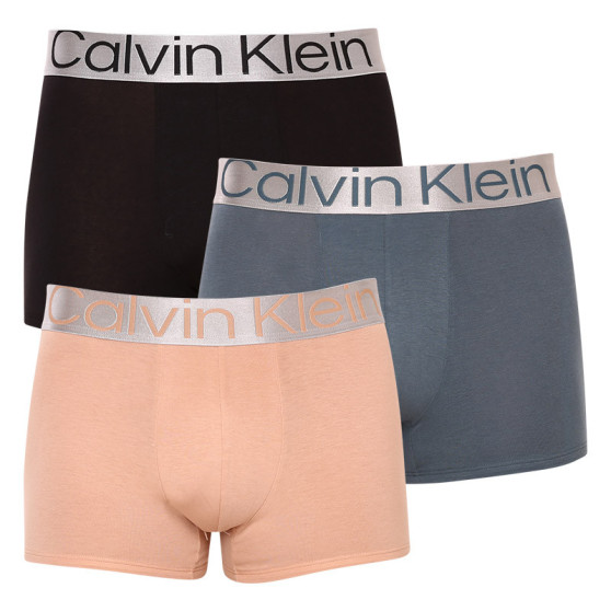 3PACK muške bokserice Calvin Klein višebojan (NB3130A-6VT)