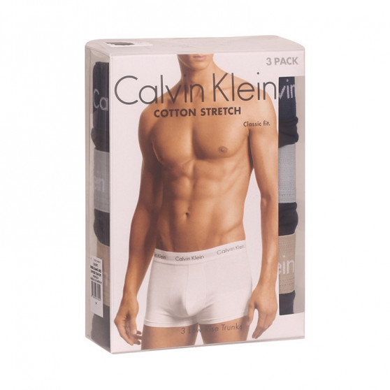 3PACK muške bokserice Calvin Klein crno (U2664G-6ED)