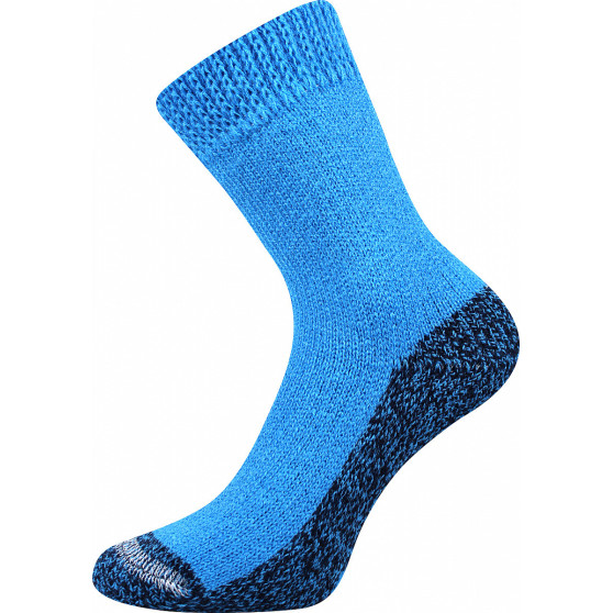 Tople čarape Boma plave (Sleep-blue)