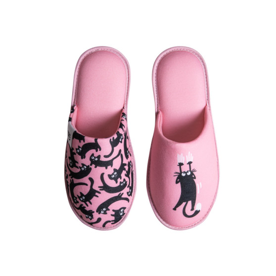 Sretne papuče Dedoles Ružičaste mačke (D-F-F-HS-C-C-079)