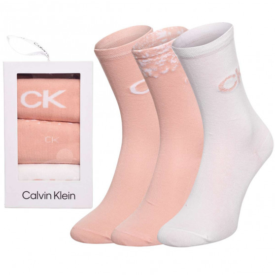 3PACK ženske čarape Calvin Klein višebojan (701219849 001)