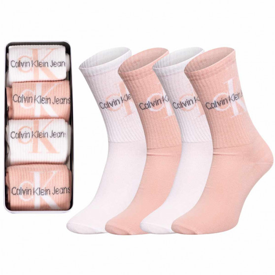 4PACK ženske čarape Calvin Klein višebojan (701219844 002)