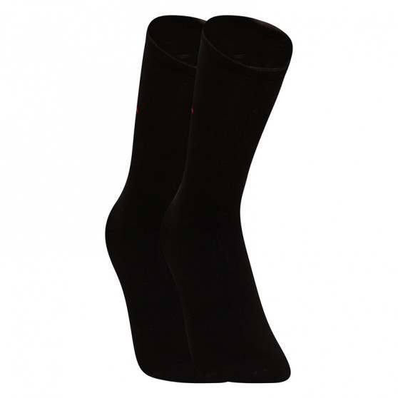 2PACK ženske čarape Tommy Hilfiger visoki crni (100001493 001)