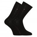 2PACK ženske čarape Tommy Hilfiger visoki crni (371221 200)