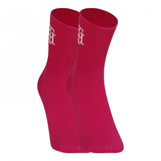 2PACK ženske čarape Tommy Hilfiger visoka raznobojna (701220250 004)