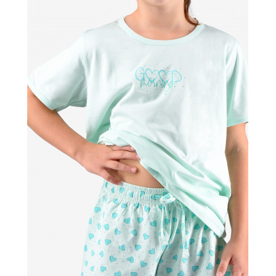Djevojačka pidžama Gina plava (29008-LYMMMZ)