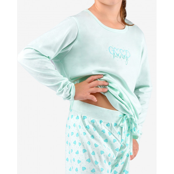 Djevojačka pidžama Gina plava (29007-LYMMMZ)