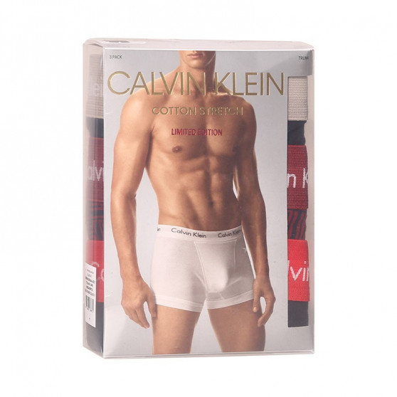 3PACK muške bokserice Calvin Klein višebojan (NB3056A-6G5)
