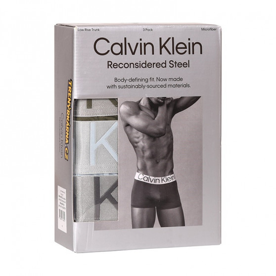 3PACK muške bokserice Calvin Klein višebojan (NB3074A-6HA)