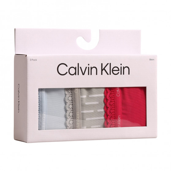 3PACK žensko donje rublje Calvin Klein višebojan (QD3804E-6VW)