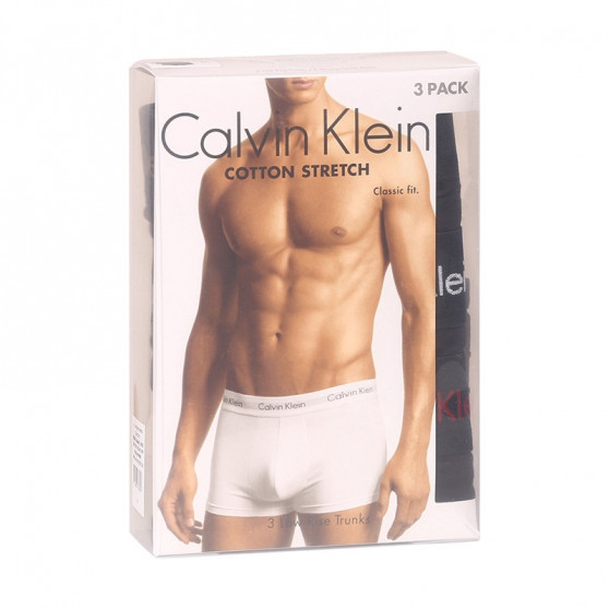 3PACK muške bokserice Calvin Klein crno (U2664G-6FB)