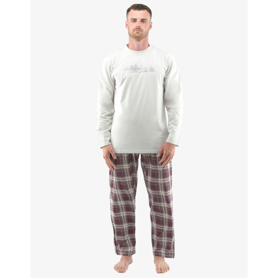Muška pidžama Gino višebojan (79133-LxGDCF)