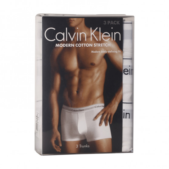 3PACK muške bokserice Calvin Klein bijela (NB2380A-100)