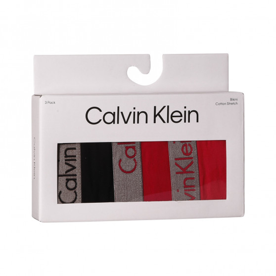3PACK žensko donje rublje Calvin Klein višebojan (QD3561E-6VS)