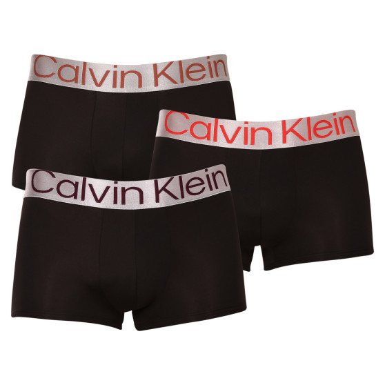3PACK muške bokserice Calvin Klein crno (NB3074A-6J4)