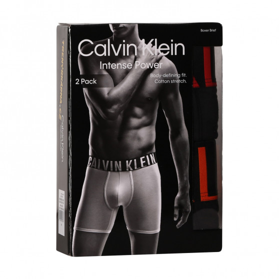 2PACK muške bokserice Calvin Klein crno (NB2603A-6NB)