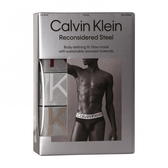 3PACK muške slip gaće Calvin Klein crno (NB3073A-6IE)
