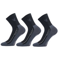 3PACK čarape VoXX crno (Barefootan-black)