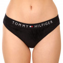 Žensko donje rublje Tommy Hilfiger crni mikropliš (UW0UW03982 BDS)