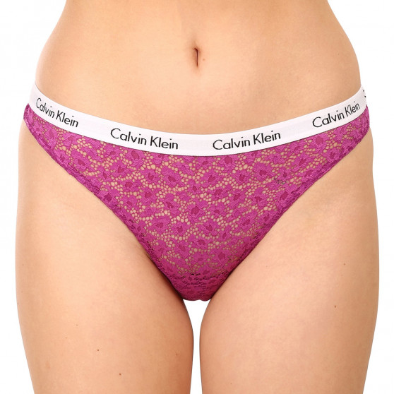 3PACK Brazilske gaćice Calvin Klein višebojan (QD3925E-6VY)
