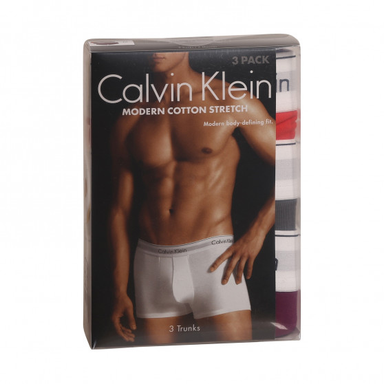 3PACK muške bokserice Calvin Klein višebojan (NB2380A-6ME)