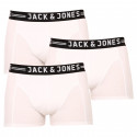 3PACK muške bokserice Jack and Jones bijela (12081832)