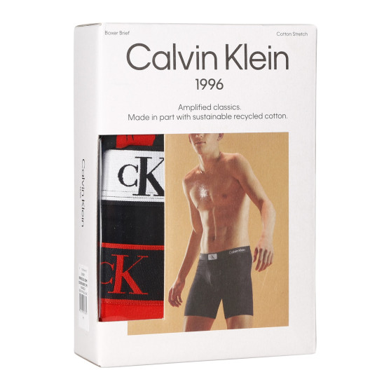 3PACK muške bokserice Calvin Klein višebojan (NB3529A-DRM)
