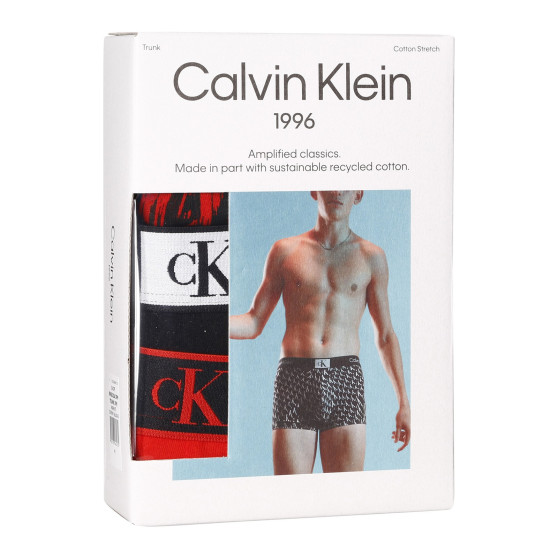 3PACK muške bokserice Calvin Klein višebojan (NB3528A-DRM)