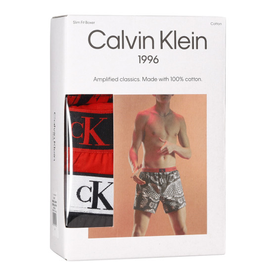 3PACK muške bokserice Calvin Klein višebojan (NB3412A-DRM)