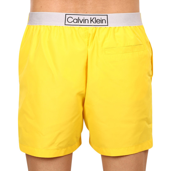 Kupaće gaće Calvin Klein žuta boja (KM0KM00787 ZGR)