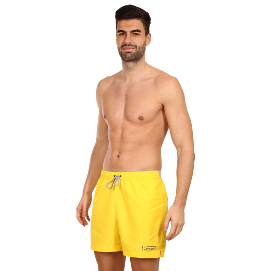 Kupaće gaće Calvin Klein žuta boja (KM0KM00787 ZGR)