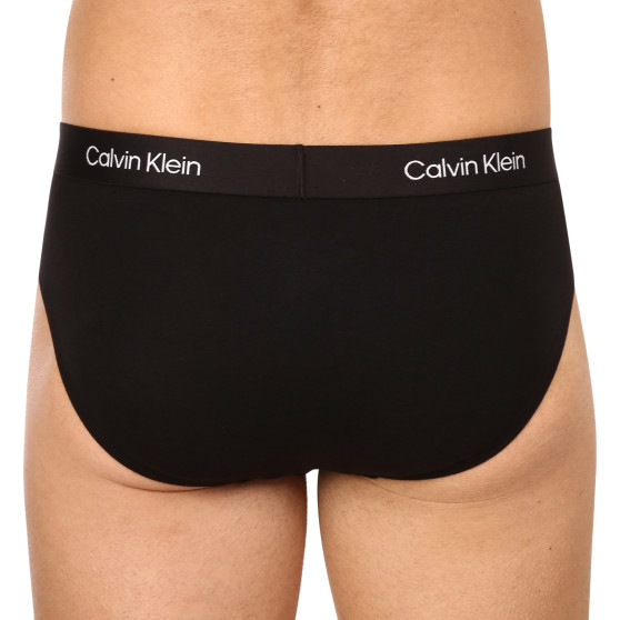 3PACK muške slip gaće Calvin Klein crno (NB3527A-UB1)