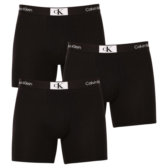3PACK muške bokserice Calvin Klein crno (NB3529A-UB1)