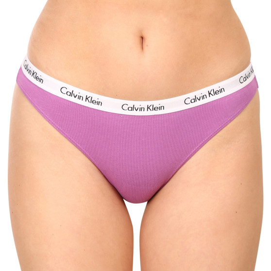 3PACK žensko donje rublje Calvin Klein višebojan (QD3588E-CFU)