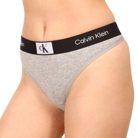 Ženske tange Calvin Klein siva (QF7221E-P7A)