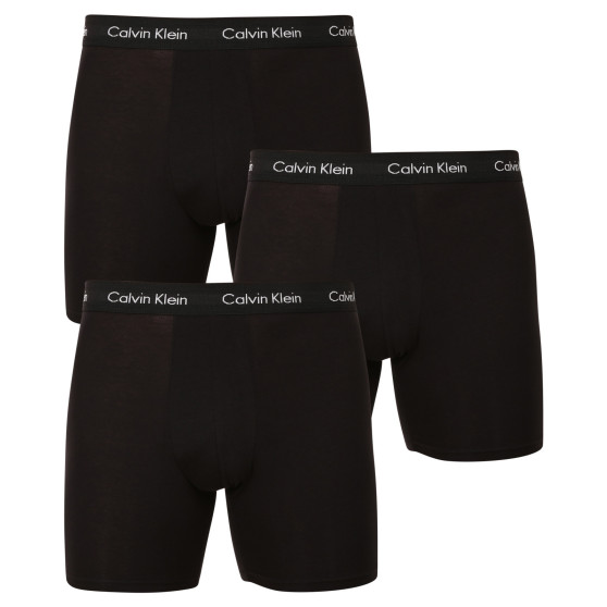 3PACK muške bokserice Calvin Klein crno (NB1770A-XWB)