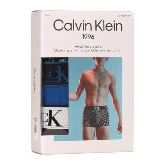 3PACK muške bokserice Calvin Klein višebojan (NB3528A-DYD)