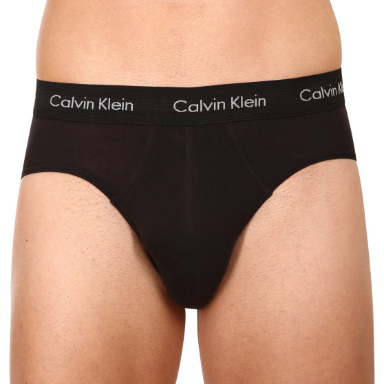3PACK muške slip gaće Calvin Klein crno (U2661G-CAQ)